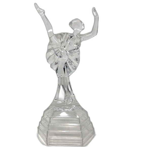 RCR Crystal Ballerina Figurine VTG Glass Ballet Dancer Made in Italy Balletcore - Picture 6 of 10